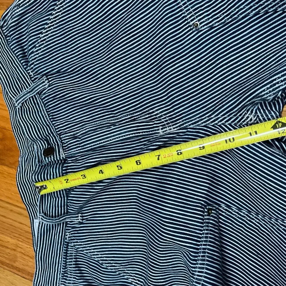 GAP Blue Stripe Double Knee Carpenter Pants‎ Size 31x31 Railroad Hickory